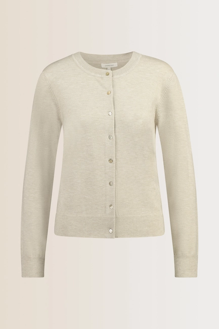Vest met ronde hals