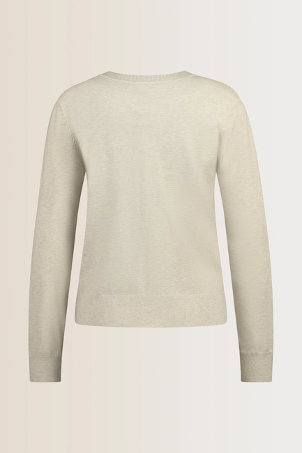 Vest met ronde hals
