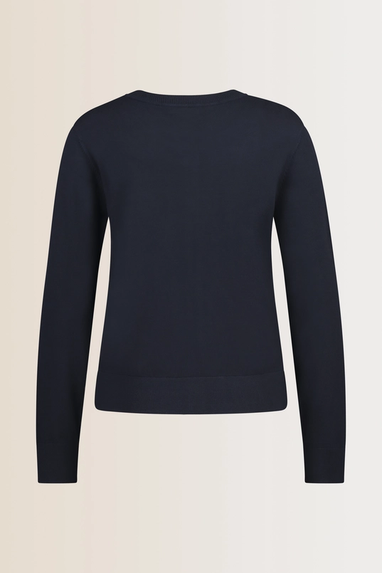 Vest met ronde hals