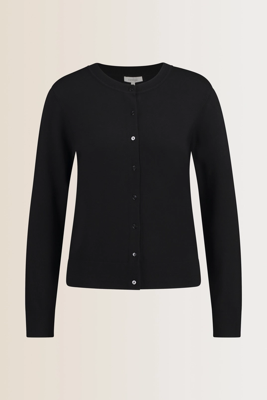 Vest met ronde hals
