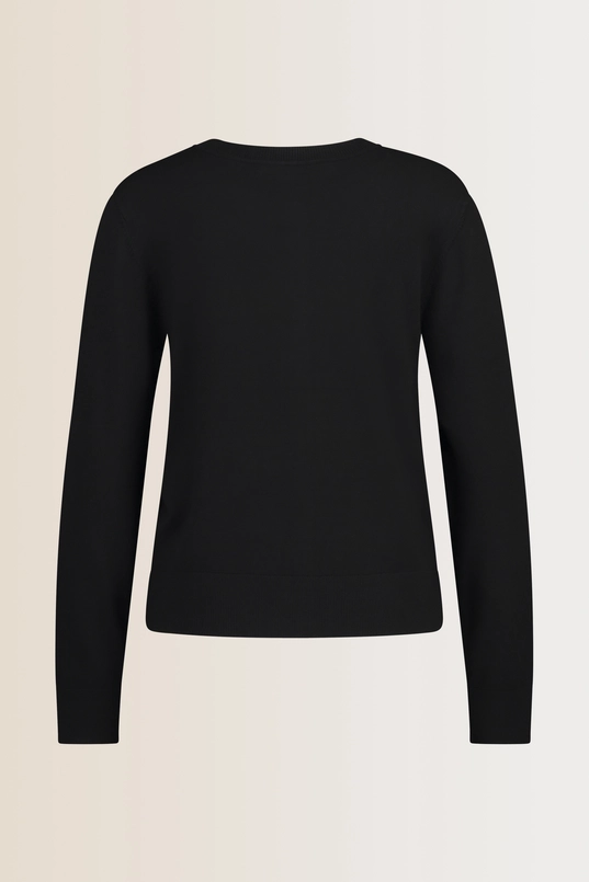 Vest met ronde hals