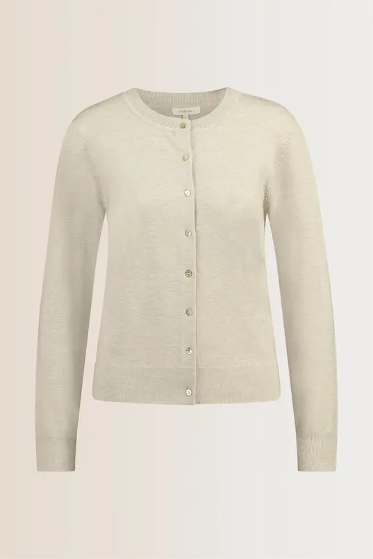 Vest met ronde hals