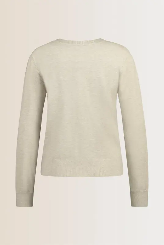 Vest met ronde hals