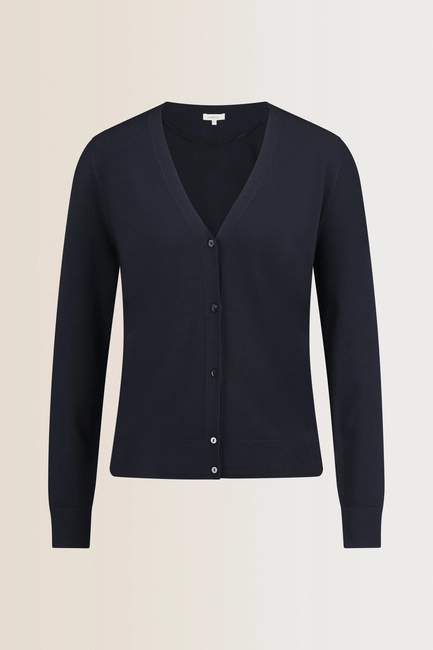 Vest met V-hals