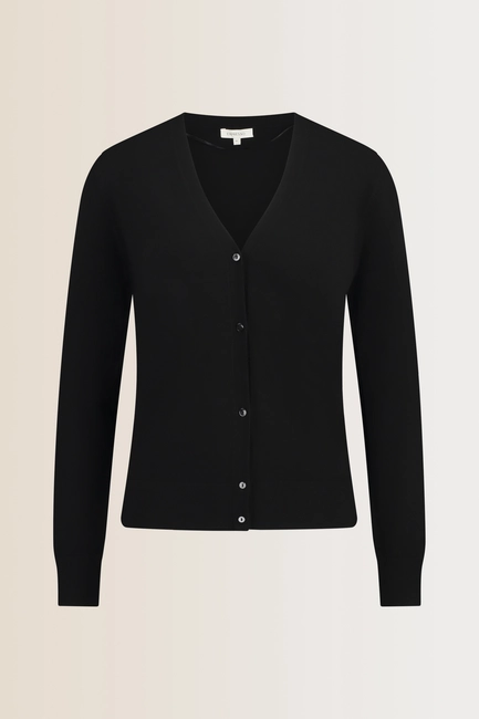 Vest met V-hals