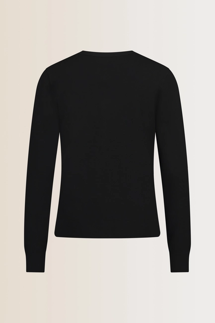 Vest met V-hals