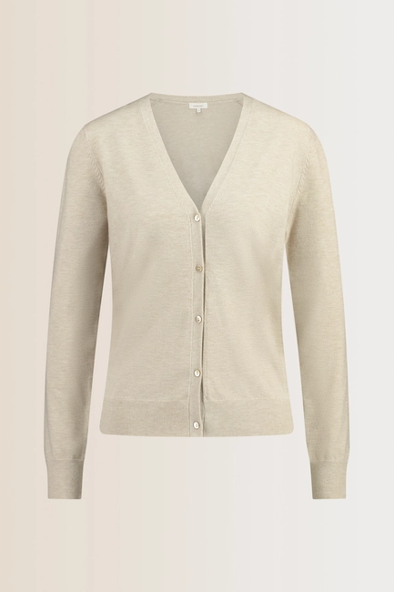 Vest met V-hals