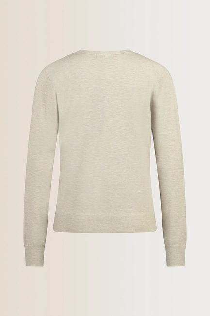 Vest met V-hals