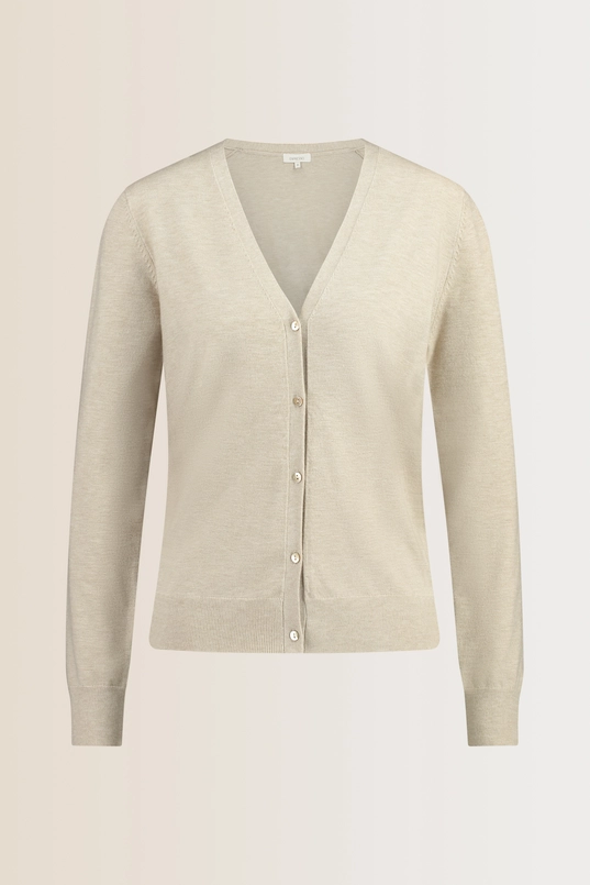 Vest met V-hals