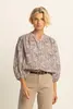 Volumineuze blouse met print