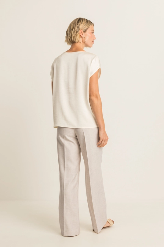 Wide leg broek