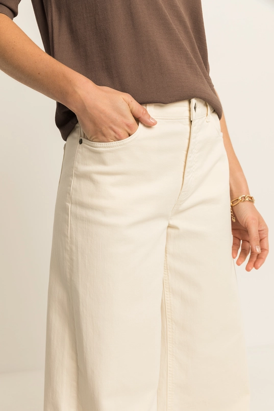 Wide leg broek