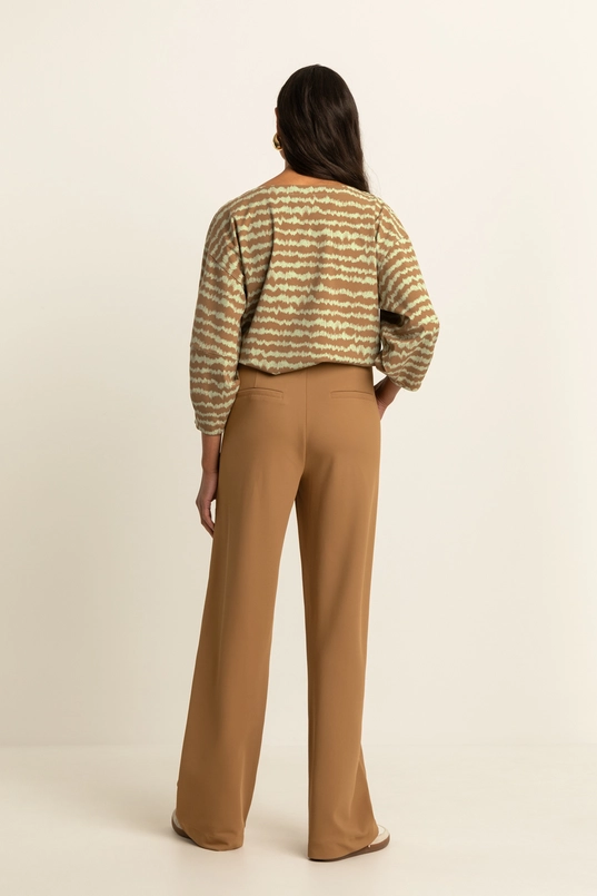 Wide leg pantalon