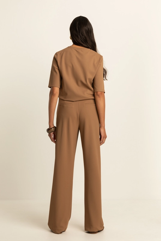 Wide leg pantalon
