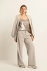 Wijde broek met paillettendetail