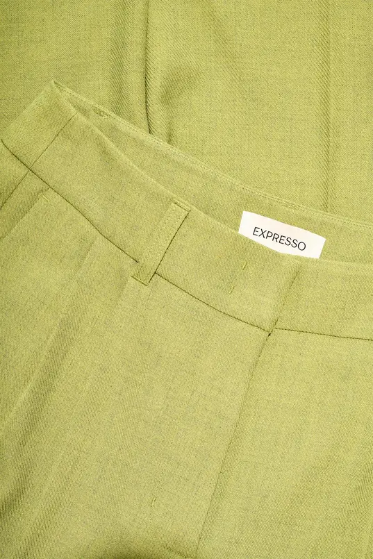Wijde broek met plooien