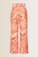 Wijde broek met print