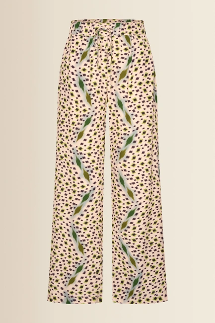 Wijde broek met print