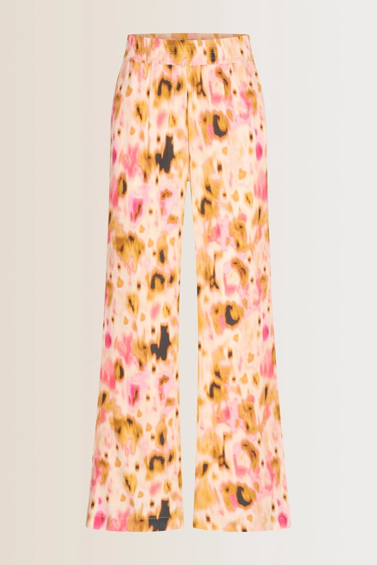 Wijde broek met print