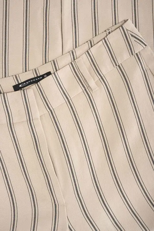 Wijde broek met strepen
