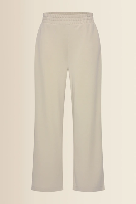 Wijde jersey broek