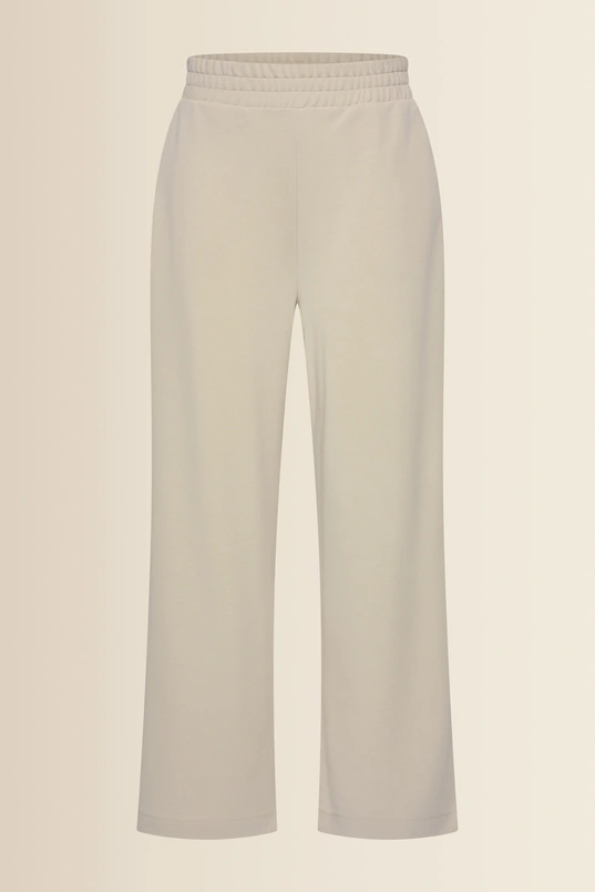Wijde jersey broek