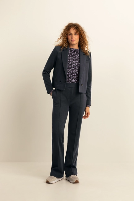 Wijde pull-on broek