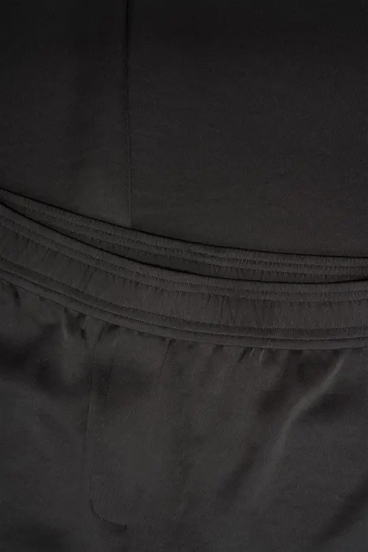 Wijde satijnen broek