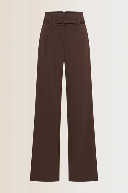 Wijde travel broek