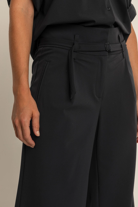 Wijde travel broek
