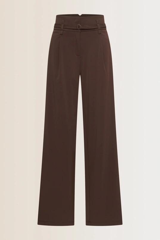 Wijde travel broek
