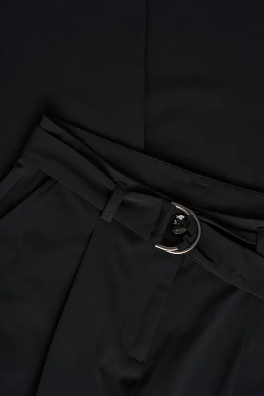 Wijde travelbroek met ceintuur