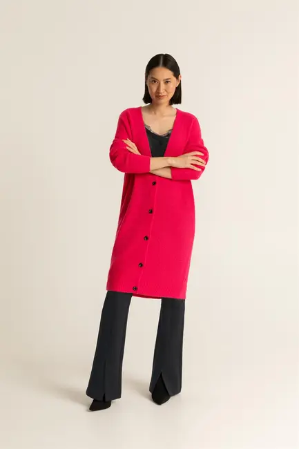 Wolmix V-hals cardigan