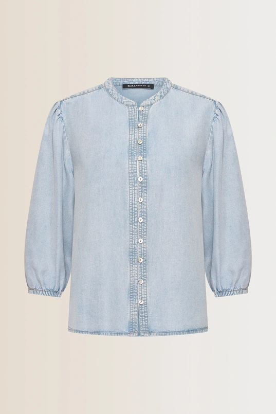 Zachte denim blouse