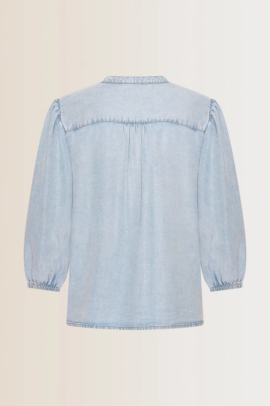 Zachte denim blouse