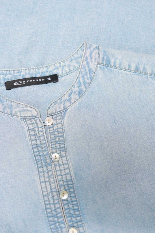Zachte denim blouse